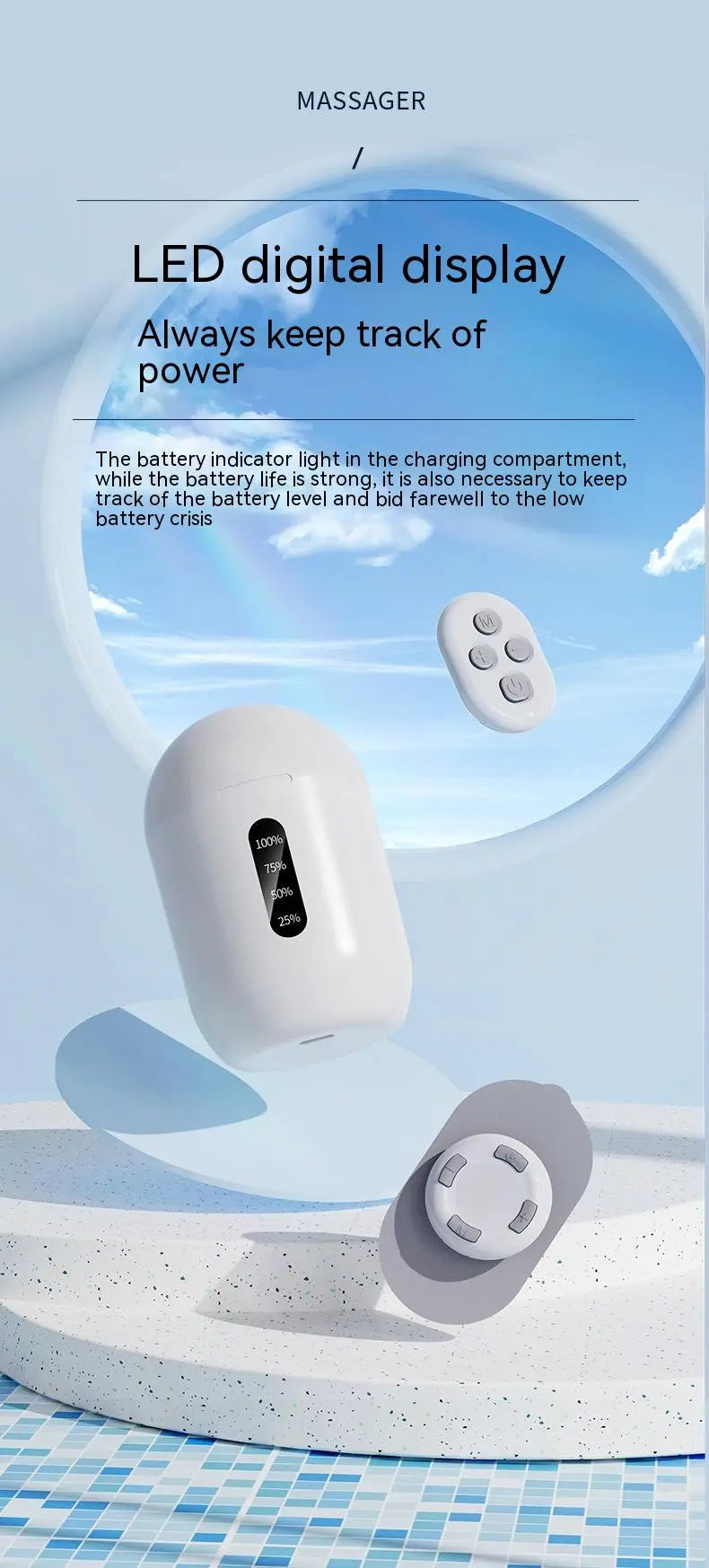 Portable Mini Electric Body Massager