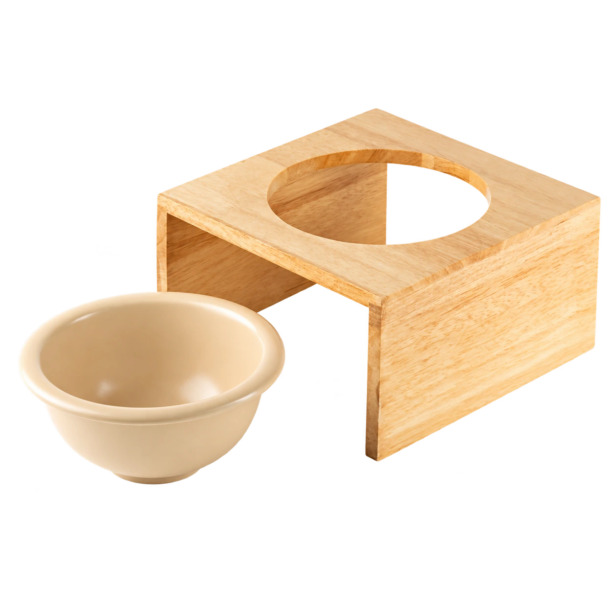 Cuenco cerámico con soporte